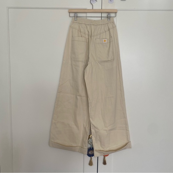 L.F. Markey Lorenzo Trouser - ivory cotton - Picture 9 of 11